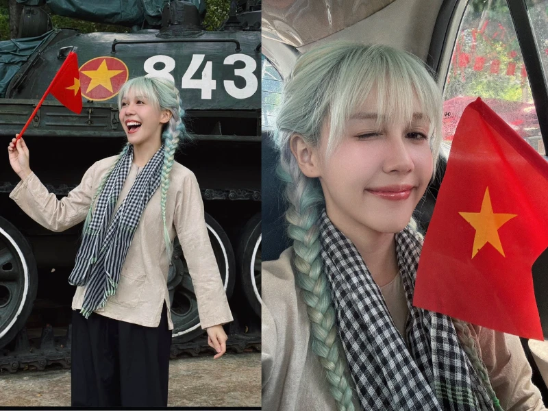 "Thánh nhạc chế" Hậu Hoàng đăng ảnh 30/4 kèm trạng thái này