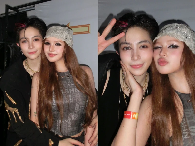 Xoài Non khoe khoảnh khắc quấn quít bên Gil Lê trong concert Chị Đẹp