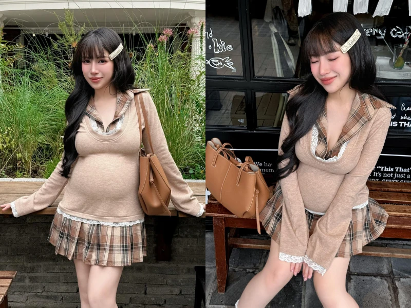 Ái nữ đại gia Minh Nhựa bầu lần 4 thần thái vẫn rạng ngời