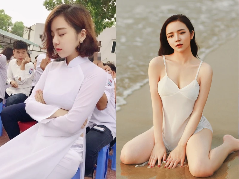 Hot girl ngủ gật từng trượt dài trên “con đường khoe thân“