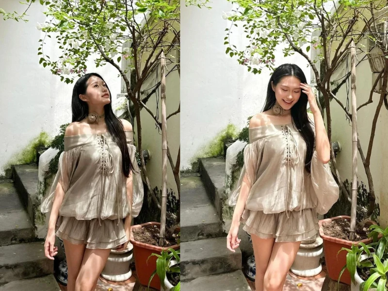 Vợ Đoàn Văn Hậu chưa dám khoe dáng sau khi sinh con