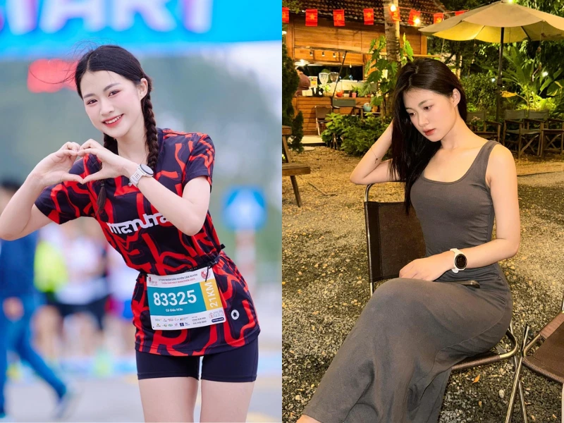 Cô giáo “gây bão” khi tham gia giải chạy bởi nhan sắc xinh đẹp