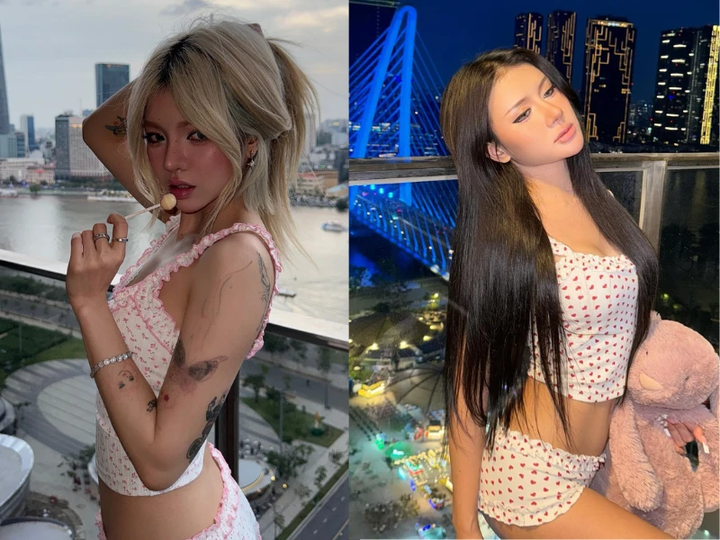 Hội hot girl rủ nhau mặc đồ ngủ bé xíu khoe dáng cực phẩm