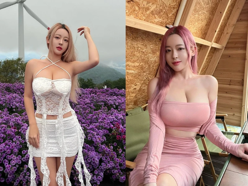 “Hot girl mũm mĩm” xứ Hàn chuộng mặc váy bó sát khoe đường cong