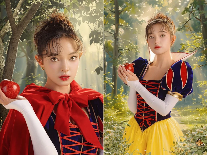 Châu Bùi hóa nàng Bạch Tuyết, netizen nhận xét bỏ xa bản gốc