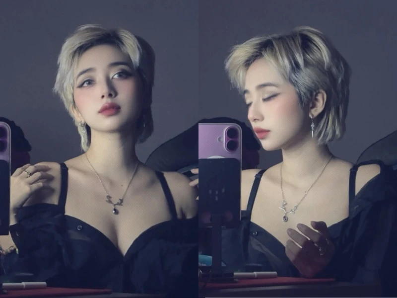 Nữ trọng tài gợi cảm nhất VCS khoe ảnh trước gương tràn viền