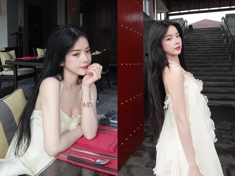 “DJ búp bê” Việt đốn tim fan với loạt ảnh váy trắng ngọt ngào