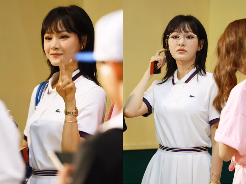 Nhan sắc của Hiền Hồ chiếm trọn spotlight trên sân pickleball