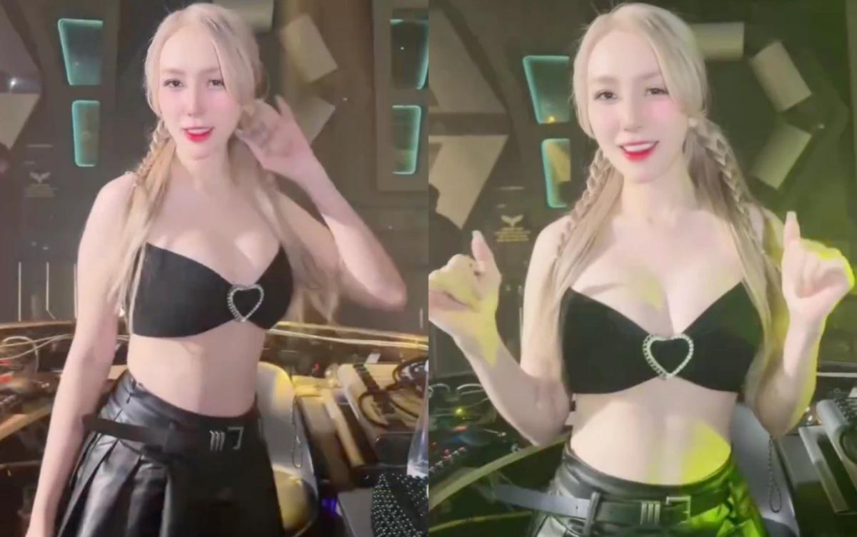 Vợ DJ của Khắc Việt lên đồ đi diễn không ngại hở