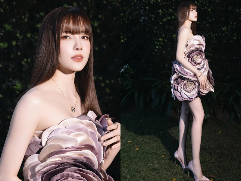 Thiều Bảo Trâm lên đồ đi sự kiện khoe đôi chân dài “kiếm Nhật“