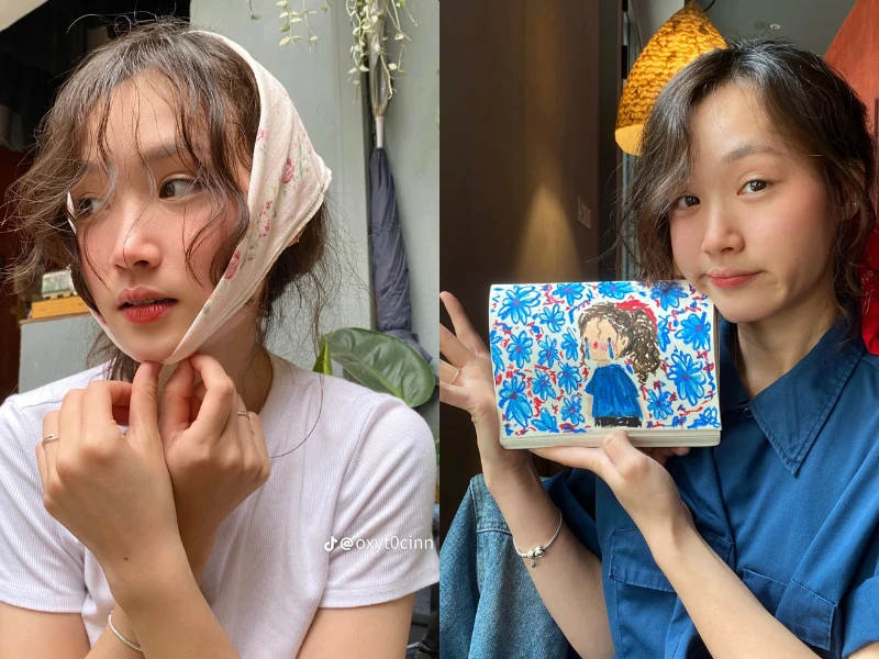 Danh tính gái xinh với biệt tài "săn mây về vẽ" gây bão mạng