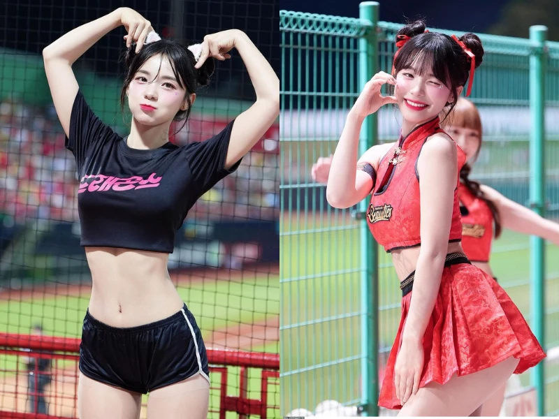 Nữ thần cổ vũ Hàn Quốc xinh ngất ngây trong loạt váy siêu ngắn