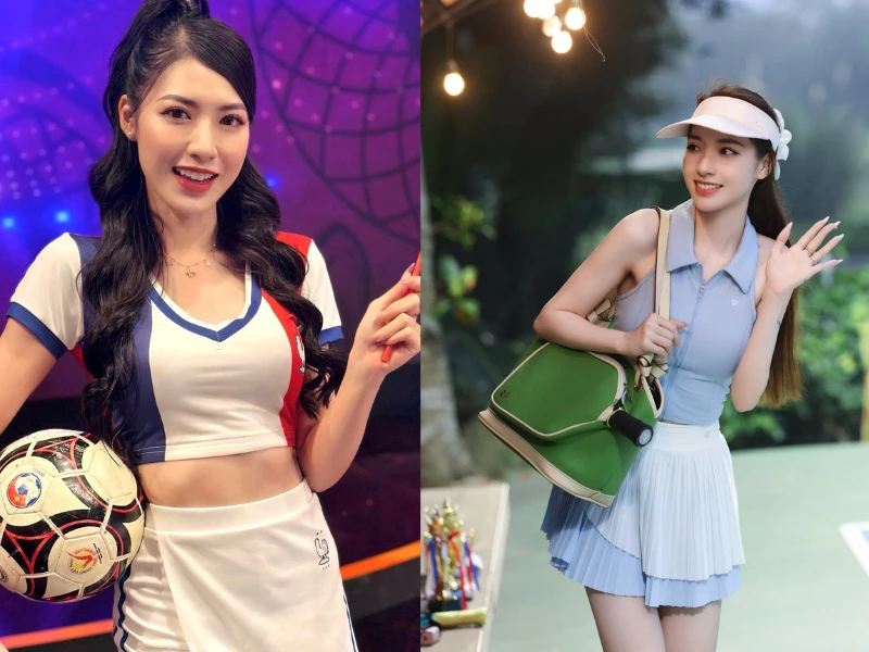 Hot girl Nóng cùng World Cup hóa “người đẹp pickleball” cuốn hút