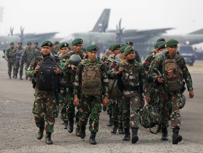 Quốc gia có sức mạnh quân sự đứng đầu Đông Nam Á và đứng thứ 16 thế giới là Indonesia. Với dân số 262 triệu người, Indonesia có khoảng 800.000 quân và ngân sách quốc phòng khoảng 6,9 tỷ USD. Nguồn ảnh: BI.
