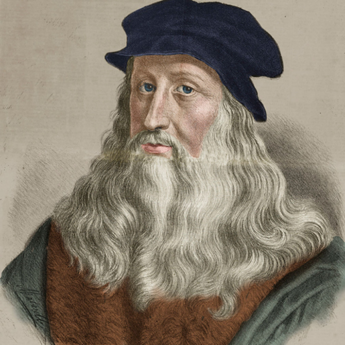 Học giả Alessandro Vezzosi tin rằng da Vinci đã lên ý tưởng cho máy làm mát khi vẫn còn sinh sống dưới sự bảo trợ của gia đình Sforza ở Milan vào khoảng năm 1492. Bản phác thảo của da Vinci cho thấy một hệ thống phức tạp gồm ống thổi, buồng da và vòi trông có vẻ khá cồng kềnh so với chiếc tủ lạnh bây giờ.