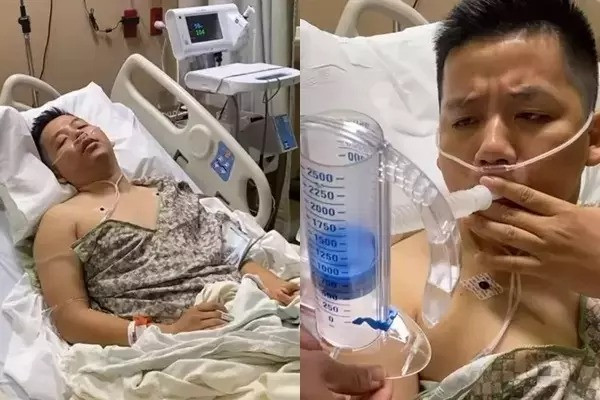 Anh tiến hành phẫu thuật tại một bệnh viện nổi tiếng ở Mỹ và trải qua quá trình tập luyện phục hồi đầy gian nan.