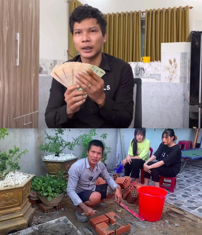Khi bước chân vào con đường làm YouTube, anh mới có được khoản thu nhập ổn định, đủ để lo cho gia đình mình.