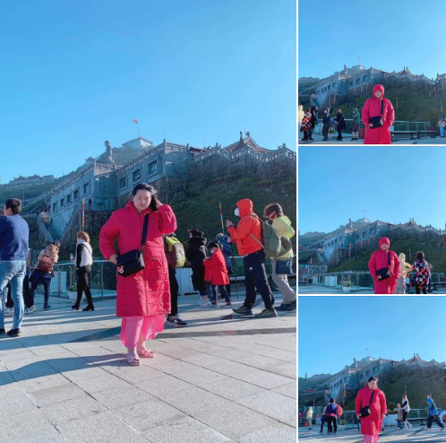 Mới đây cư dân mạng được dịp cười nghiêng ngả với màn nhờ chồng chụp ảnh của cô gái tên K.L.A. Được biết hình ảnh được chụp lại trong chuyến du lịch Sapa của cô và chồng. Ảnh: Chụp màn hình