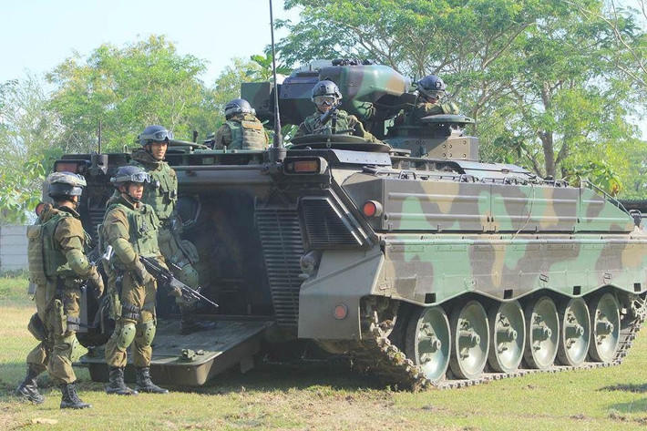 Tổng cộng trong biên chế của quân đội Indonesia hiện tại đang có 50 xe chiến đấu bộ binh loại này, tất cả đều là phiên bản Marder 1A3. Nguồn ảnh: Pinterest.