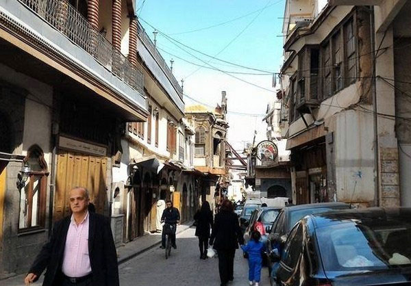 Một góc phố nhỏ ở Damascus.