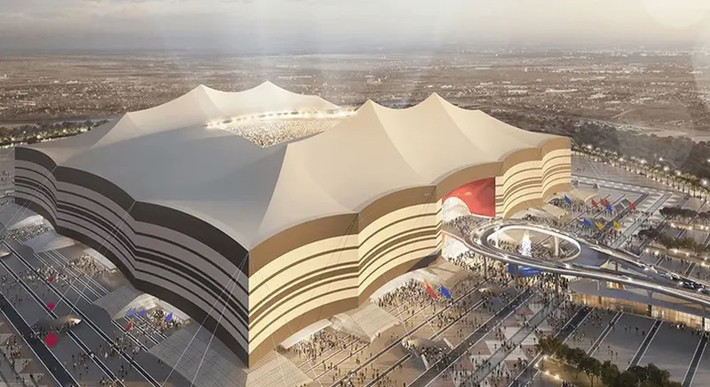 Sân Al Bayt là nơi diễn ra trận khai mạc FIFA World Cup 2022 giữa ĐT Qatar và ĐT Ecuador. SVĐ này được khánh thành vào ngày 30/11/2021 với sức chứa 60.000 chỗ ngồi. Đây là sân đấu với mái che có thể thu vào.