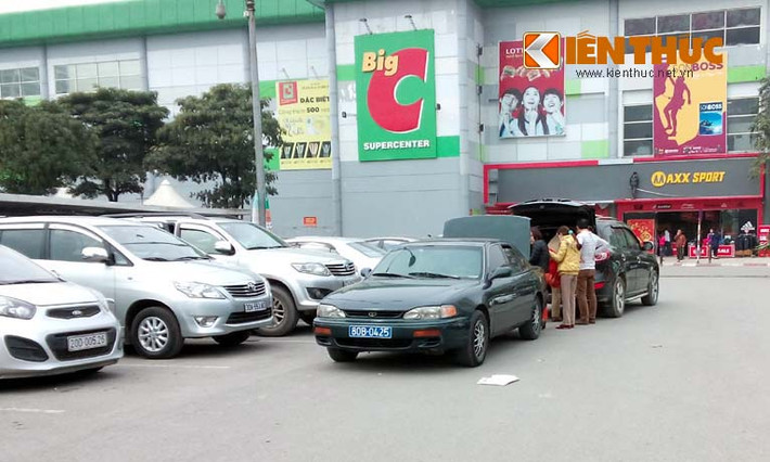 Xe biển xanh 80B cũng có mặt tại Big C.