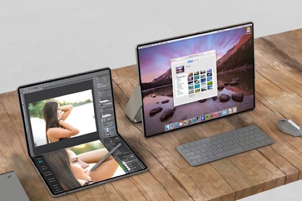 Ông Gurman đã nói rằng chiếc máy tính gập lại được đồn đại có thể là một iPad lai MacBook với bàn phím vật lý hoặc bàn phím ảo. Tuy nhiên, nguồn tin thân cận với Gurman cho biết Apple sẽ giải quyết vấn đề bàn phím màn hình cảm ứng cho MacBook lai iPad.