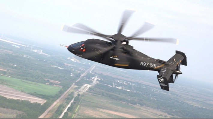 Về khả năng mang vũ khí, giống với loại trực thăng S-97 Raider, SB-1 có thể được trang bị một khẩu súng 12,7mm kèm theo một tổ hợp pháo phản lực phóng loạt bao gồm 7 rocket. Nguồn ảnh: Airrecognition.