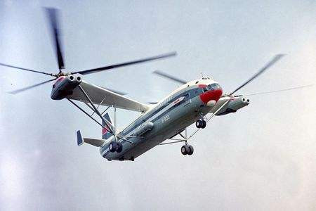 Trong quá khứ, trực thăng Mi-12 của Liên Xô cũng từng là loại trực thăng lớn nhất và nặng nhất từng được chế tạo. Nguyên mẫu của chiếc Mi-12 được ra đời với khả năng cất cánh cùng trọng lượng tối đa lên tới 105 tấn. Nguồn ảnh: QQ.