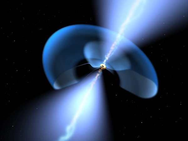 Nếu một thiên hà chắng may có một "trái tim" quasar, vật thể trung tâm nhỏ bé này sẽ tỏa sáng gấp 1.000 lần thiên hà chủ của nó. Ánh sáng rực rỡ này tương đương với độ tàn phá của nó.
