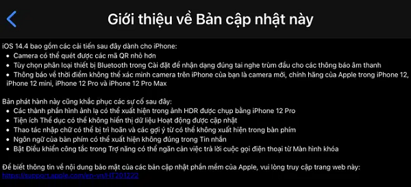 Thao tác nhập chữ có thể bị trì hoãn và các gợi ý từ có thể không xuất hiện trong bàn phím. Ngôn ngữ của bàn phím có thể xuất hiện không đúng trong Tin nhắn. Bật Điều khiển công tắc trong Trợ năng có thể ngăn cản việc trả lời cuộc gọi điện thoại từ Màn hình khóa