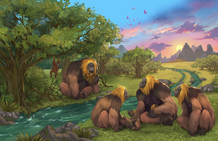 Trong thời gian này, môi trường sống của Gigantopithecus đã thay đổi đáng kể, với sự biến mất của khu rừng rậm rạp và sự gia tăng của các khu rừng và đồng cỏ mở. Loài vượn lớn không thể thích nghi với những thay đổi này và phải chịu đựng môi trường mới khắc nghiệt hơn.