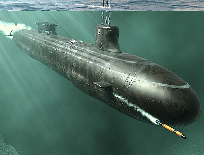 Tàu ngầm Seawolf được thiết kế ngắn hơn các tàu ngầm trước đó với chiều dài khoảng 107m, tuy nhiên nó lại rộng hơn với bề ngang khoảng 12m