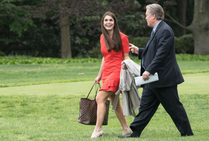 Cô gái bất ngờ bén duyên với gia đình ông Trump khi Trump Organization là một trong những khách hàng của Hicks. Ảnh: AFP/Getty.