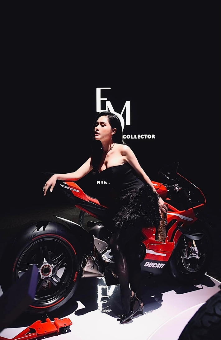 Cô từ người không hề hoạt động trong showbiz lại nhẵn mặt nhiều sự kiện thời trang lớn nhỏ, và khoác lên mình những thiết kế đắt giá đáng ghen tị.