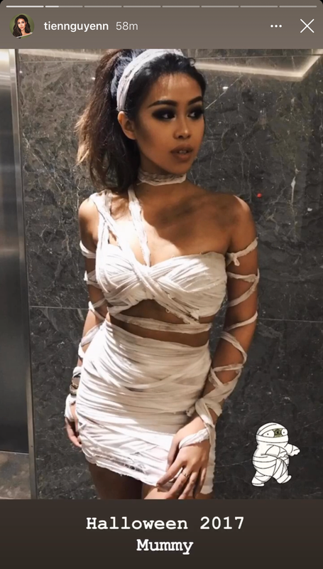 Nếu có danh xưng “Nữ hoàng Halloween” thì chắc chắn Tiên Nguyễn sẽ là một ứng cử viên sáng giá. Bởi mỗi năm, cô nàng thường hóa trang không chỉ một mà đến vài ba nhân vật khác nhau.