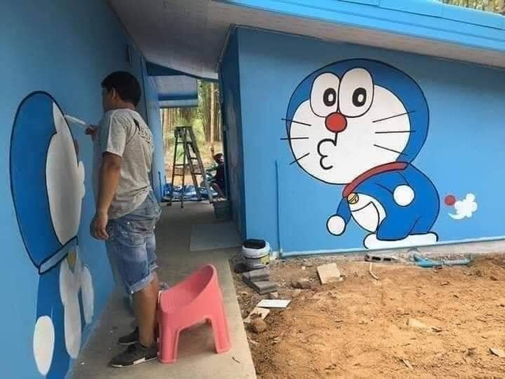 Nhiều người khen ngợi gia chủ dám decor nhà theo cách mà mình thích dù không phải ai cũng hiểu được kiểu "xì - tin" này.