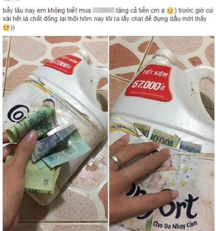 Trong các gia đình, chuyện tiền nong đều do người vợ quản lý. Chính vì vậy, việc giấu quỹ đen trở thành kĩ năng của nhiều đấng mày râu.