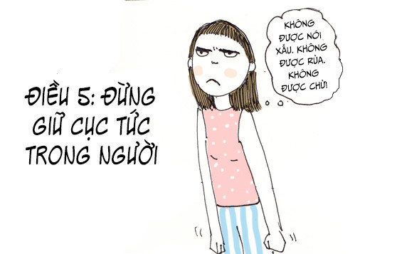 Những lúc bực tức, nhiều bạn thường chọn cách chửi rủa, căm thù. Nhưng theo Michelle, việc đó là không nên và tuyệt đối không được quay sang ghét bỏ, kỳ thị đối phương.