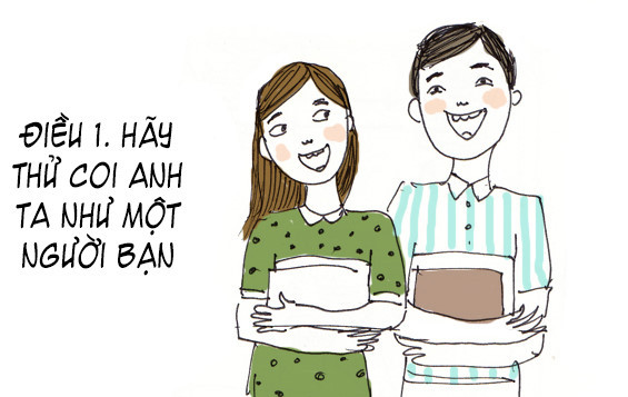 Sau khi đã trấn an tinh thần, các cô gái nên đưa ra lựa chọn về mối quan hệ của mình với chàng trai kia. Không thể làm người yêu thì làm bạn cũng ổn mà, phải không?
