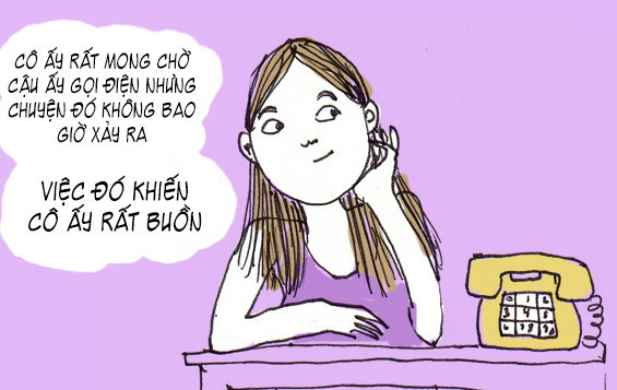 Từ hôm đó, cô bạn của Michelle chầu chực bên điện thoại, mong ngóng nhận được điện thoại từ bạn trai kia. Nhưng chuyện đó không bao giờ xảy ra.