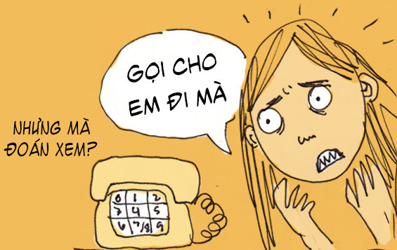 Cô bạn ấy rất nóng ruột và thực sự muốn biết lý do tại sao chàng trai kia không hồi âm.