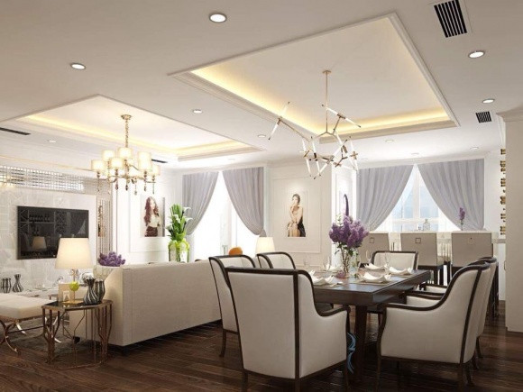 Căn hộ của Phi Thanh Vân vô cùng rộng rãi và nhiều phòng. Phòng khách, phòng bếp và phòng ngủ của cô lấy màu trắng làm tông màu chủ đạo. Nội thất hiện đại, màu sắc hài hòa. Đặc biệt, phòng của con trai Hoa hậu Doanh nhân thế giới người Việt tại Mỹ được thiết kế theo sở thích của bé. Chiếc giường trong phòng ngủ của con trai Phi Thanh Vân trông giống như ô tô. Trong phòng có nhiều gấu bông, trên tường cũng dán nhiều hình xe ô tô.