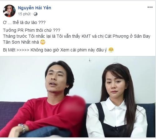 Hải Yến Idol nghi ngờ: Tưởng là PR phim thôi chứ?