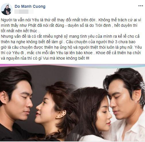 NKT Vũ Mạnh Cường viết: "Khoe để cả thiên hạ chửi thì vui gì".