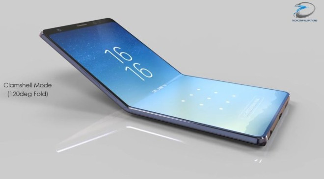 Đây là smartphone cao cấp và phần uốn cong ở giữa màn hình trước, và khi gập lại sẽ không tạo ra bất kỳ đường nét nào trên nó.