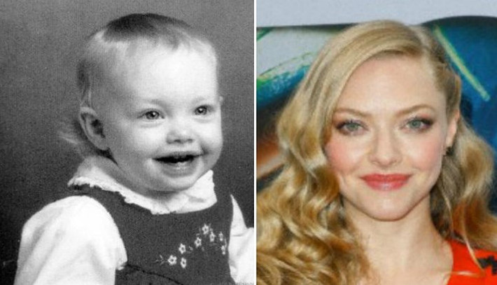 Amanda Seyfried đã bộc lộ khiếu hài hước ngay từ khi còn nhỏ. Cô bé luôn cười tươi khoe vẻ dễ thương.