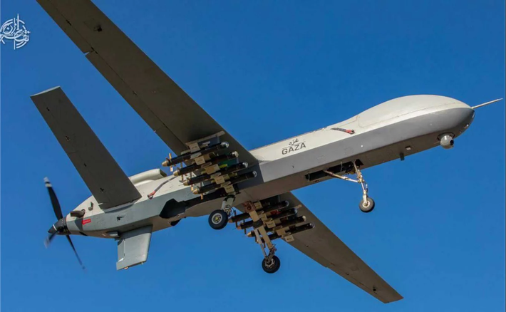 Iran vừa giới thiệu máy bay tấn công không người lái (UCAV) Shahed-149 "Gaza" nhằm tăng cường khả năng trinh sát tầm xa và tấn công chính xác. (Ảnh: armyrecognition)