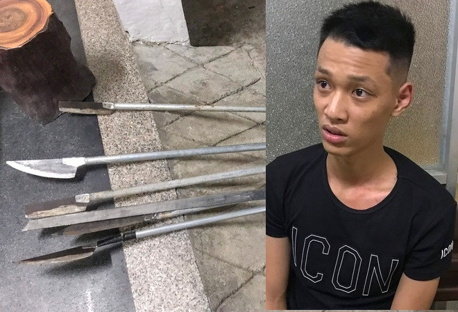 3. Mang dao phóng lợn đi trả thù: Cảnh sát 113 Công an Đà Nẵng truy bắt nhóm thanh niên đang trên đường đi truy sát nhau. Lực lượng chức năng bắt được Sỹ (18 tuổi), thu giữ 6 dao phóng lợn (có cán bằng sắt ống dài khoảng 2 m). Sỹ khai, cùng bạn bè mang theo hung khí đi trả thù nhóm thanh niên khác tại quận Sơn Trà. Số hung khí này được nhóm của Sỹ cất giấu tại bãi đất trống ở phường Thuận Phước.