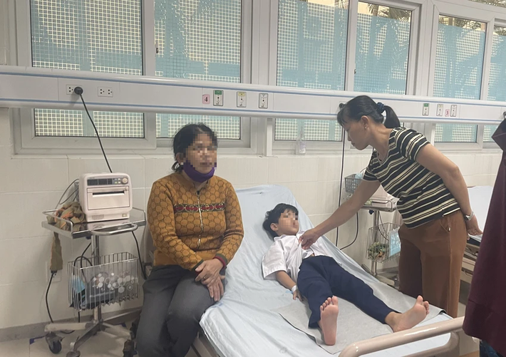 Chị T. cho biết, trưa 8/12, nhận được yêu cầu từ quản lý nhãn hàng nên đã đến Công ty TNHH MTV Tuyết Ka tại địa chỉ 88 Bà Triệu (TP. Quảng Ngãi) để nhận sản phẩm. Sau khi nhận 19 lốc sữa nhãn hiệu N. và 1 túi thạch trái cây cùng nhãn hiệu (sản phẩm được tặng kèm), chị T. đã đến Trường tiểu học và THCS Trần Văn Trà để bán sữa và phát các gói thạch trái cây cho học sinh. Sau khi bán được 11 lốc sữa và tặng các gói thạch, nhiều học sinh ăn thì mắc các triệu chứng trên, phải nhập viện cấp cứu.